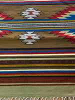 Zapotec Handwoven Wool Rug; 30”x60”; Z312-BB
