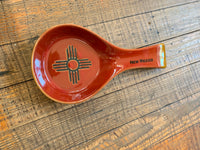 New Mexico Souvenir Spoon Rest; Zia; 58438