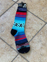Geo Stripe Socks (sz 9-11) SK605