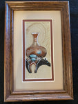 Authentic Navajo Sand Painting; SP30-B7; 9”L x 6”W; Michael Watchman