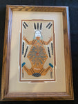 Authentic Navajo Sand Painting; SP30-C10; 13.5”L x 9.5”W; Deborah Foster