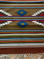 Zapotec Handwoven Wool Rug; 30”x60”; Z316A-02