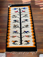 Handwoven Tree of Life Rug; 30” x 60”