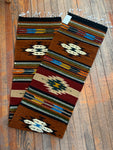 Zapotec Handwoven Wool Runner; 15”x80”; Z22-09