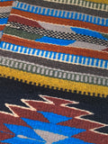 Zapotec Handwoven Wool Runner; 10”x40”; J21-3C
