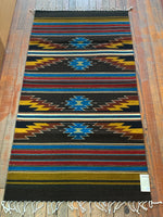 Zapotec Handwoven Wool Rug; 30”x60”; Z312-EE