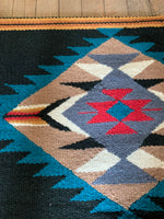 Southwest Inspired Wool Throw Pillow; 18”x18”; Insert Included