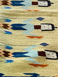 Handwoven Wool Corn Maiden Rug; 30”x60”; VM317-B