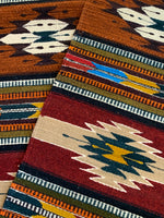 Zapotec Handwoven Wool Runner; 15”x80”; Z22-09