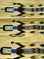 Handwoven Wool Corn Maiden Rug; 30”x60”; VM317-E