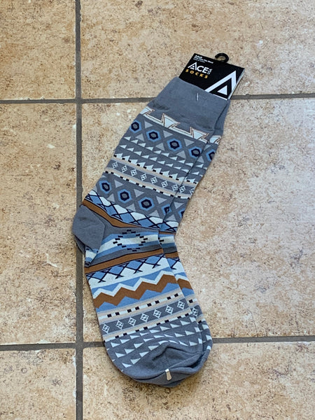 Clay Tapestry Socks (sz 11-13) SK540
