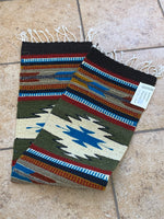Zapotec Handwoven Wool Runner; 10”x40”; J21-2B