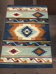 Original design from Del Sol Stores in a  handwoven wool Rug 2149