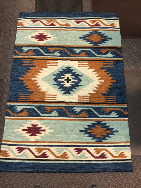 Original design from Del Sol Stores in a  handwoven wool Rug 2149