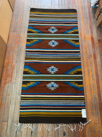 Zapotec Handwoven Wool Rug; 30”x60”; Z312-HH