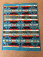 Pendleton Baby Blanket Turquoise Chief Joseph Design 32”x44”