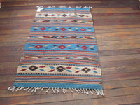 Zapotec Handwoven Wool Rug; 30"x 60"