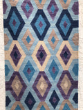 Handwoven Wool Rug in Southwestern, Native American style.  24780