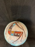 Authentic Navajo Pottery; WBP2-A4; 5”H x 5.75”W; Westly Bagaye