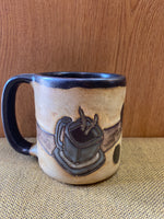 Java Mara Mug in lead free stoneware pottery; 16OZ; 510V3