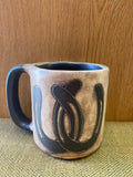 Horse Shoes Mara Mug in lead free stoneware pottery; 16OZ; 510Q9