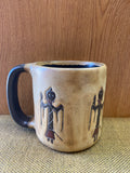 Yei Mara Mug in lead free stoneware pottery  16oz; 510U4