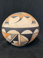 Authentic Navajo Pottery; WBP2-A3; 4.75”H x 5.5”W; Westly Bagaye