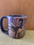 Roadrunner Mara Mug in lead free stoneware pottery; 16OZ; 510B7