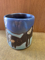 Cow Mara Mug in lead free stoneware pottery; 16OZ; 510M7