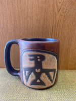 Spirit Bird Mara Mug in lead free stoneware pottery  16oz; 510T3