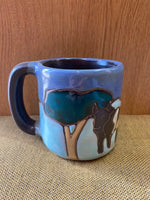 Cow Mara Mug in lead free stoneware pottery; 16OZ; 510M7
