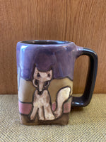 Coyote Mara Mug in lead free stoneware  Pottery. 12oz; 511S6