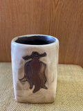 Chile Mara Mug In lead free stoneware pottery 12oz; 511T7