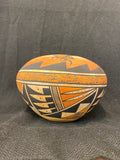 Authentic Navajo Pottery; WBP2-A1; 4”H x 5.5”W; Westly Bagaye