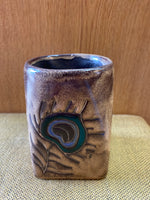 Peacock Mara Mug in lead free stoneware  12oz; ,511Y5