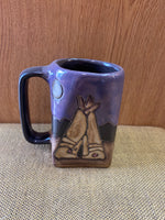 Teepee Mara Mug in lead free stoneware pottery  12oz; 511J4