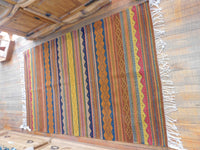Handwoven Zapotec Wool Rug 2059; 47"x74"