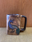 Peacock Mara Mug in lead free stoneware  12oz; ,511Y5