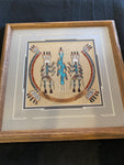 Sampson McDonald; Authentic Navajo Sandpainting; 8” x 8”; SP88-2C