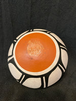 Authentic Kewa/Santo Domingo Pueblo Pottery; KSDP2-A7; 2.25”H x 6”W; Billy Veale