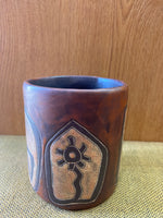Spirit Bird Mara Mug in lead free stoneware pottery  16oz; 510T3