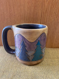 Fly Fishing Mara Mug in lead free stoneware pottery; 16OZ; 510G6