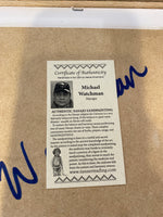 Authentic Navajo Sandpainting; Michael Watchman; 6” x 6”; SP66-2H