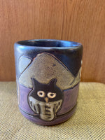 Night Owls Mara Mug in lead free stoneware pottery.;16OZ; 510V5