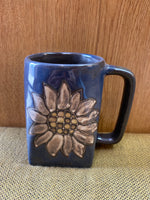 Sunflower Mara Mug in lead free stoneware pottery  12oz; 511S1
