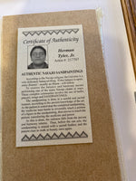 Authentic Navajo Sandpainting; Herman Tyler Jr.; 3” x 6”; SP36-2A