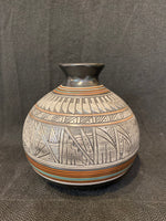 Authentic Navajo Pottery; PLNP2-A6; 5”H x 5”W; Paul Lansing