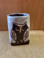 Owls Mara Mug 12oz handmade in lead free stoneware pottery; 511S8
