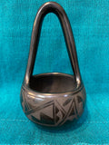 Santa Clara Handcrafted Pottery; Approx. 7”H X 4”W w/ 3.5” Opening; Artist Margaret Garcia; SCP1-11