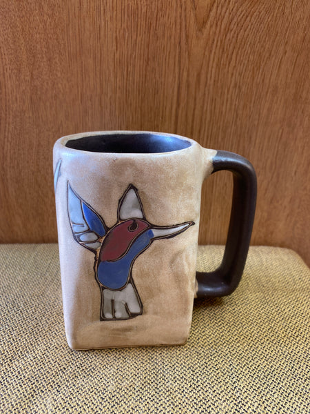 Hummingbird Mara Mug in lead free stoneware pottery.   12oz; 511V5
